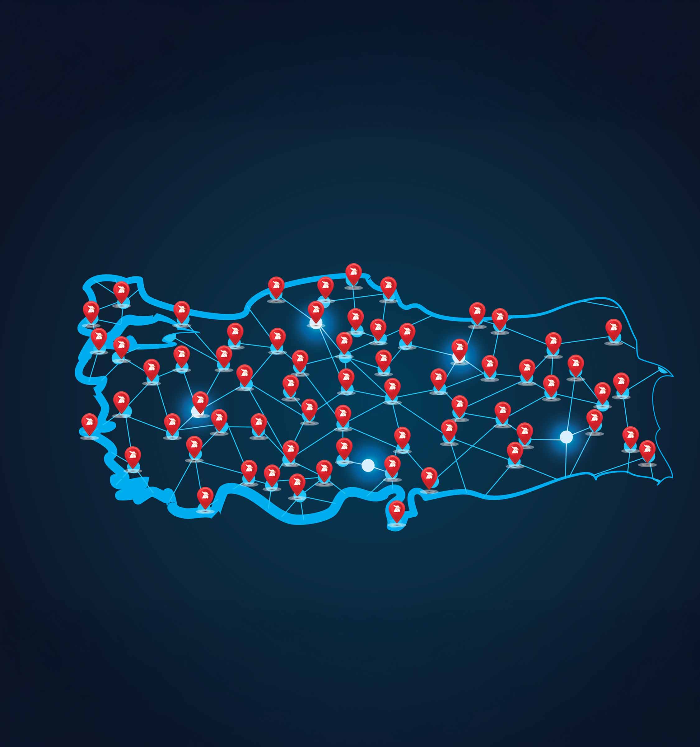 Türkiye’nin 81 ili kapsayan entegre dağıtım ağı