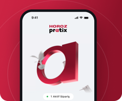 Horoz Pratix mobil uygulaması ekran görüntüsü