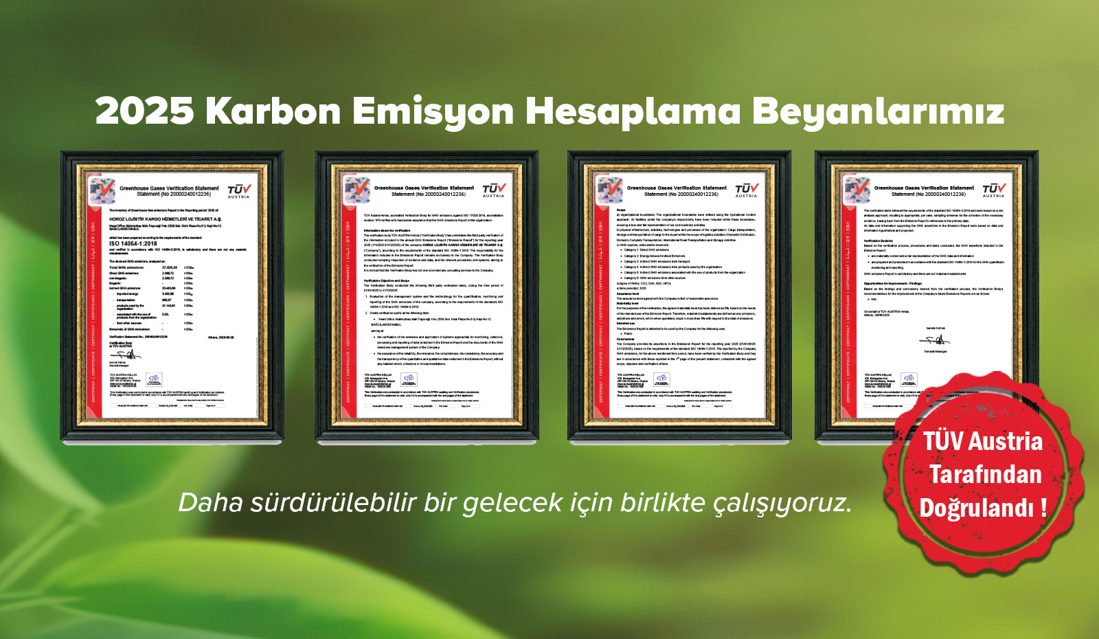 Sürdürülebilirlik Yaklaşımımız